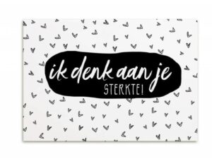 Kaart- Ik denk aan je