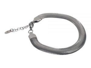 Armband plat Zilver - 50% korting