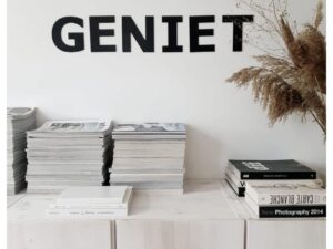 GENIET - witte losse letters -