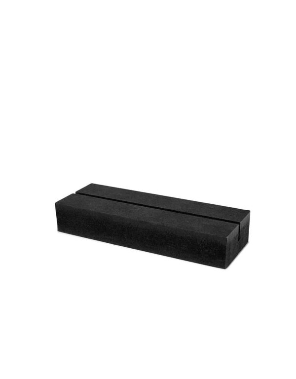 Muurcirkel standaard zwart hout - 11cm