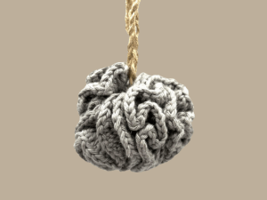 Showerpuff - Grijs