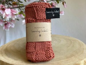 Handgemaakt keukendoekje Coral