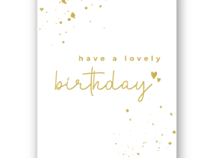 kaart - Have a lovely birthday