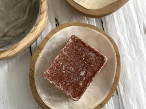 Schaaltje Hout + Schelp Capiz Wit (XS)