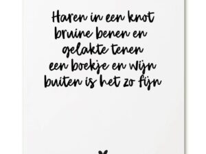 Kaart - Haren in een knot...