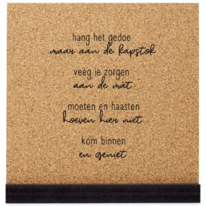 poster kurk vierkant kom binnen geniet