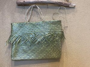 Tas palmblad jungle groen
