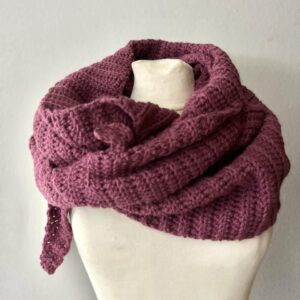 stoere shawl old pink