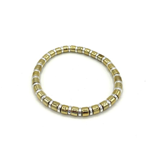 Armband Goud Zilver Rond