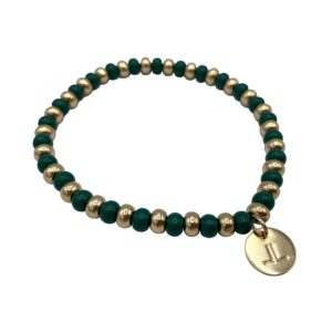 Armband Groen en Goud rond