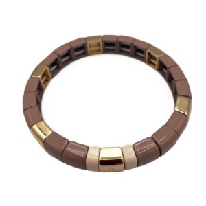 Armband Nude kleuren rond
