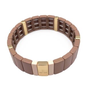 Armband Nude kleuren breed