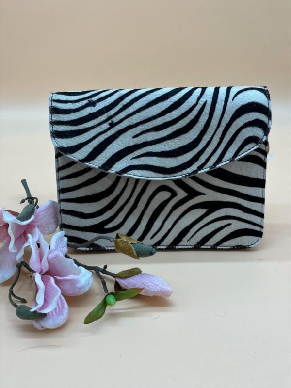 Casual Fur bag zebra