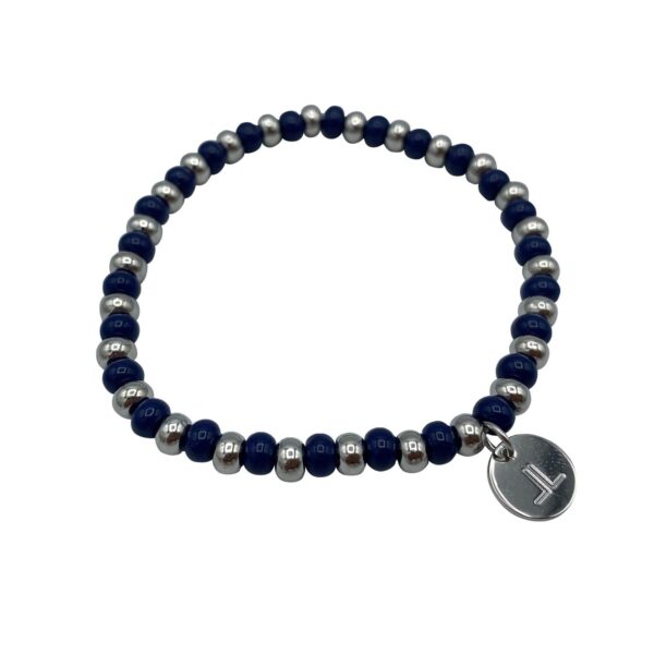 Armband Zilver en Blauw