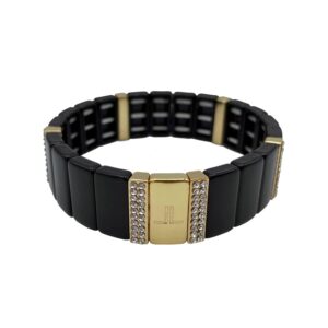 Armband Zwart met glitters