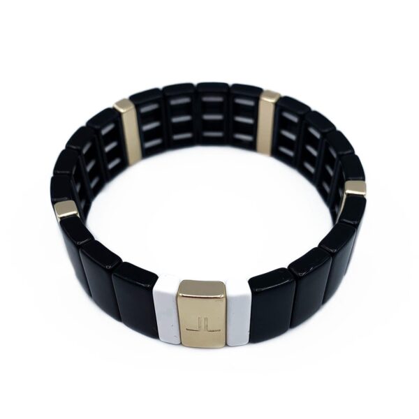 Armband Zwart Wit Goud