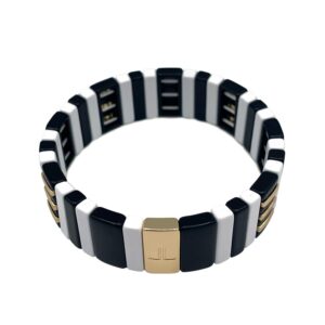 Armband Zwart Wit Goud