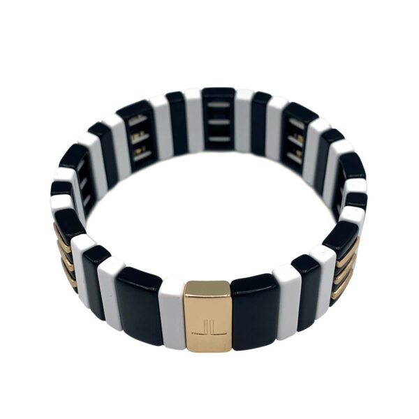 Armband Zwart Wit Goud