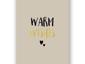 Kaart - Warm Wishes