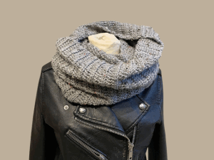 Col shawl Grijs