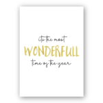 Kaart 'it's the most Wonderfull time....