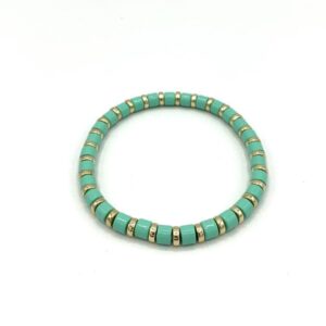 armband mintgroen goud