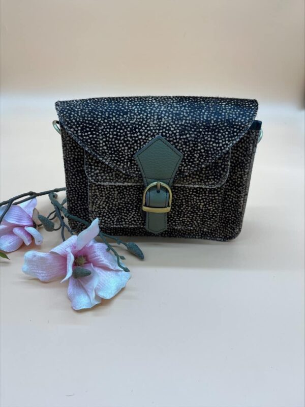 Mini Bag bruin stip