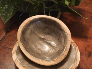 Schaaltje Hout - Schelp Taupe (xs)