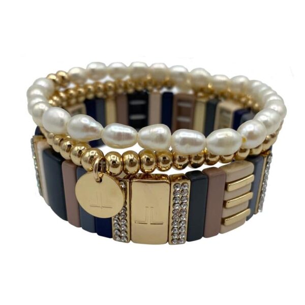 armbanden parels glitter