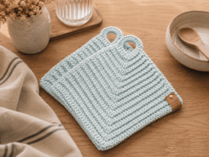 Retro pannenlappen – Early Dew