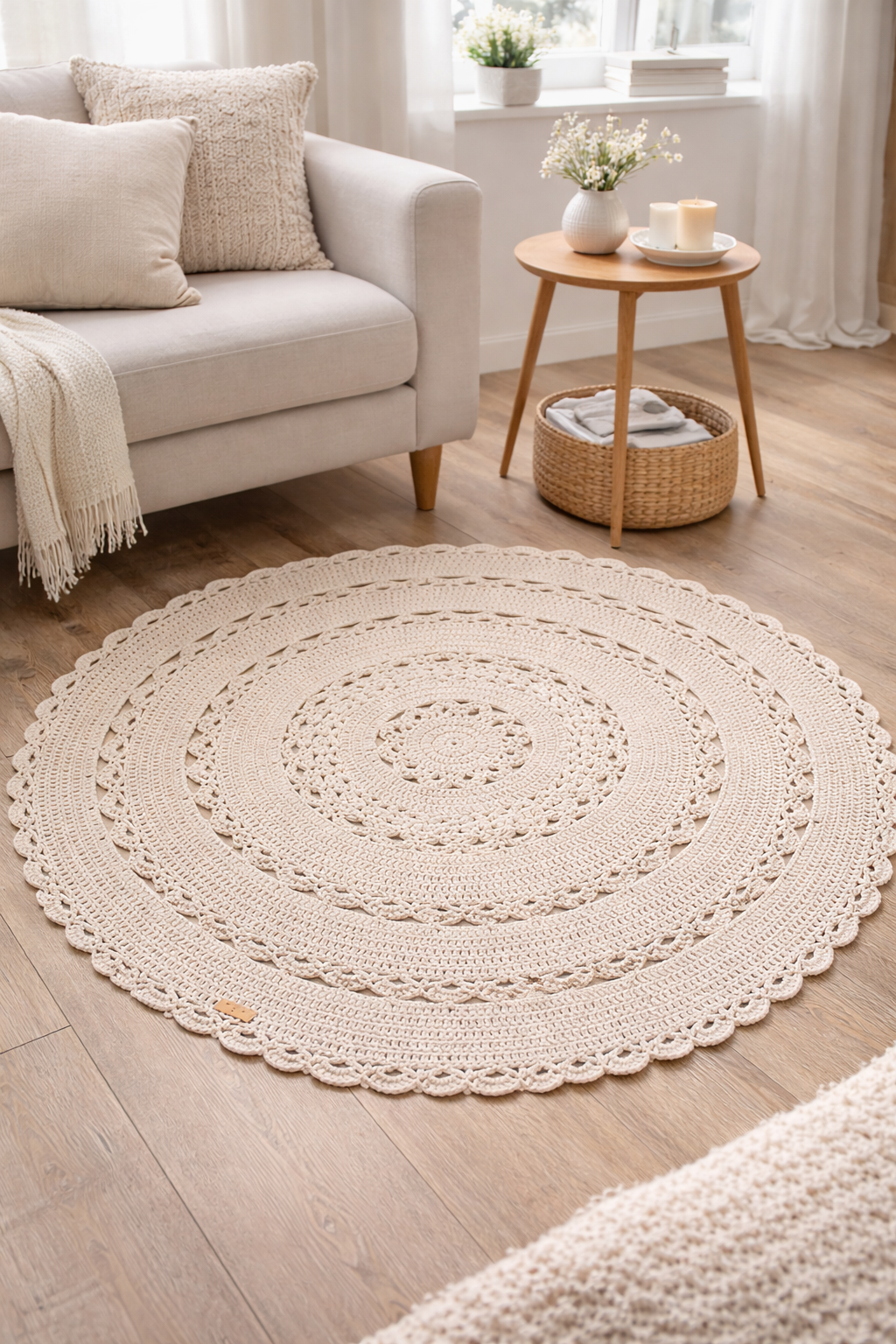 Rond Vloerkleed - Lovely - Afbeelding 2
