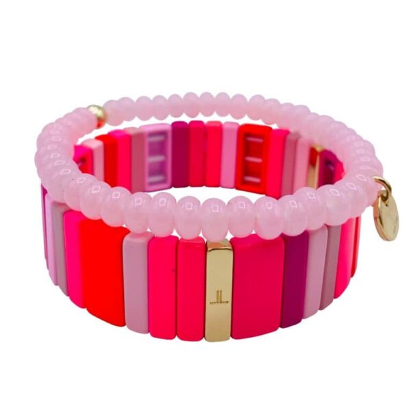 Armband happiness of pink