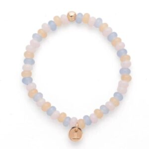 Armband light glass beads