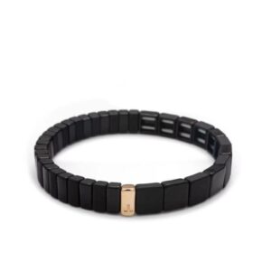 armband shiny and mat black