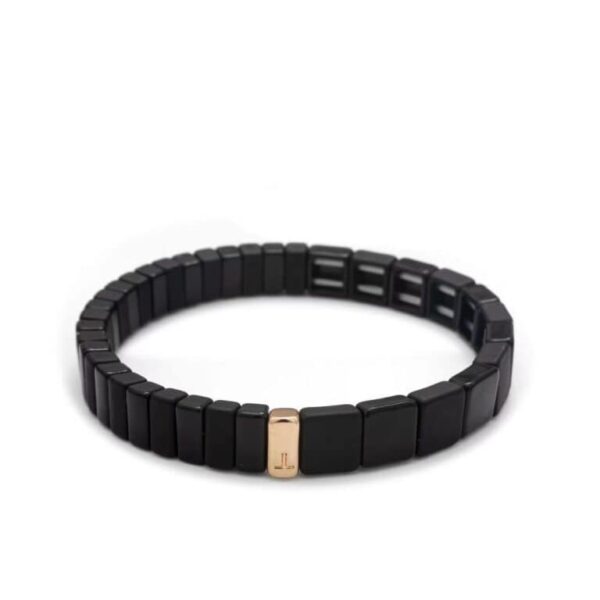 armband shiny and mat black