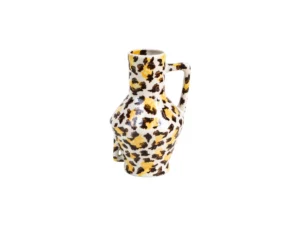 Handgeschilderde vaas 'Leopard' - small