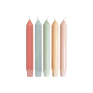 Dinerkaarsen 17 cm Multicolour