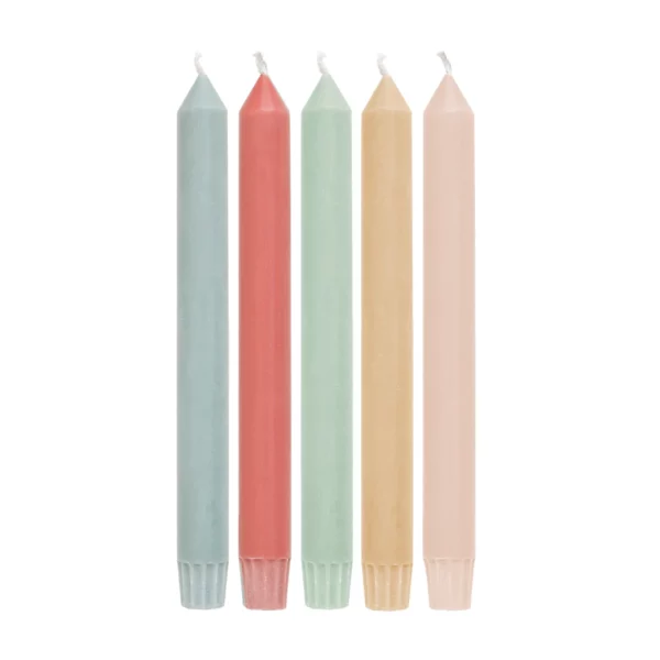 Dinerkaarsen 23 cm Multicolour