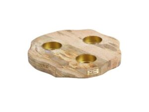 Kaarsenplank met 3 waxinelichtjes