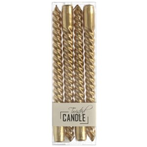 kaarsen twister goud