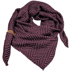 shawl saar Brique - Zwart