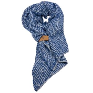 Shawl Jet Donker Blauw