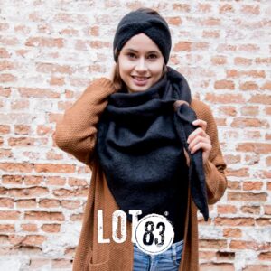 Shawl Nina ZWART