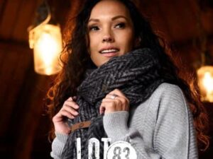 shawl jet zwart