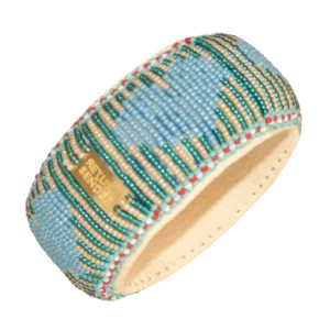 Lichtblauwe Heart armband