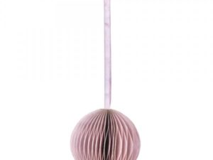 Papieren ornamentbal roze