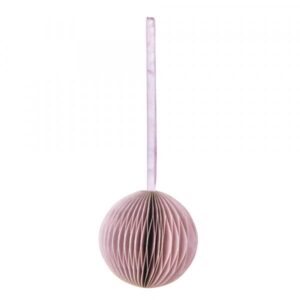 Papieren ornamentbal roze