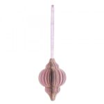 Papieren ornamentdruppels Poeder Roze