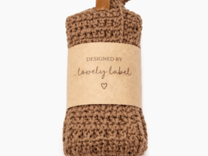 bruin wasdoekje hadgemaakt