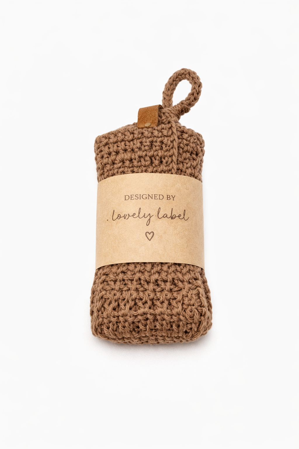 bruin wasdoekje hadgemaakt